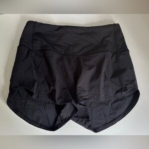 Lululemon Speed Up Black Shorts